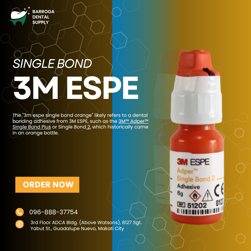 3M ESPE SINGLE BOND (Orange) 6g. 3M ESPE SINGLE BOND (Orange) 6g.